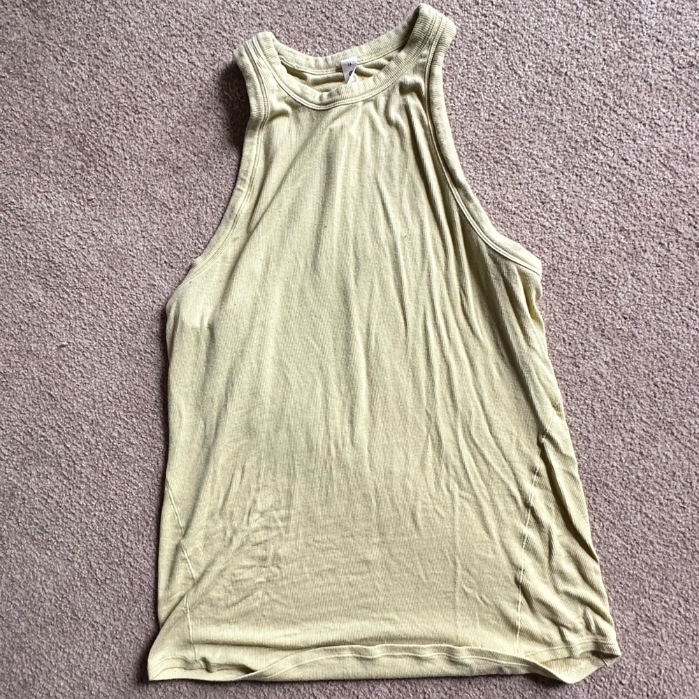 Lululemon high neck cotton tank